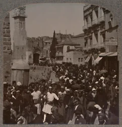 Davidstraat, Jeruzalem, ca. 1900