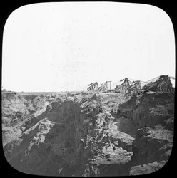 De Beers-diamantmijn, Zuid-Afrika, ca. 1890