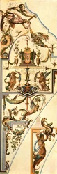 Decoratie in het Nymphenburg-paleis, München, Duitsland, 1928