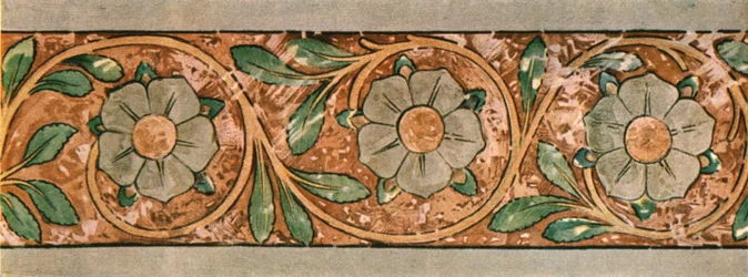 Decoratie in het klooster van de collegiale kerk in Aschaffenburg, Beieren, Duitsland, 1928