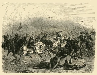 Nederlaag van Abdalrahman bij Poitiers, 732AD, 1890