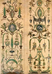 Ontwerp voor een muurschildering, Frankrijk, 1928