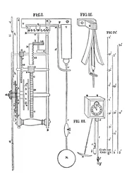 Ontwerp voor een slingerklok, 1673