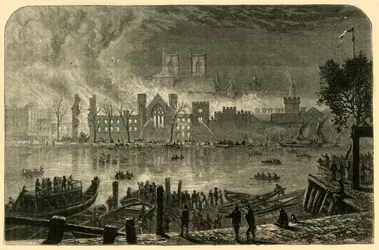Vernietiging van de oude parlementsgebouwen, 16 oktober 1834, 1881