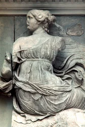 Detail van de Grote Fries van het Pergamon Altaar, 180-159 v.Chr.