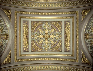 (detail) van een koepel, Galerie des Batailles, Kasteel van Versailles, Frankrijk