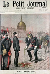 De vernedering van Albert Dreyfus, 1895