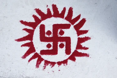 Diwali rangoli. Verenigd Koninkrijk