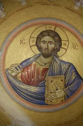 Koepel van de Katholikon Grieks-orthodoxe kerk in de Heilig Grafkerk, Jeruzalem, Israël