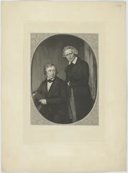 Dubbelportret van de Gebroeders Grimm