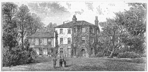 Down House, nabij Beckenham, Kent, 1887