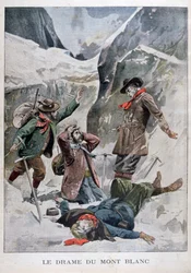 Drama op de Mont Blanc, Alpen