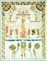 Tekening van de Kruisiging, 1800