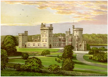 Dromoland, County Clare, Ierland, huis van Lord Inchiquin, c1880