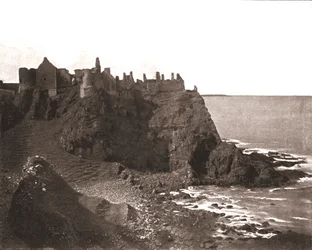 Kasteel Dunluce, County Antrim, Noord-Ierland, 1894