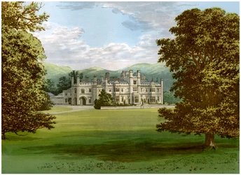 Dunmore Park, Stirlingshire, Schotland, huis van de Graaf van Dunmore, ca. 1880