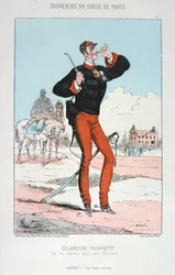 Eclaireurs Franchetti, Beleg van Parijs, 1870-1871