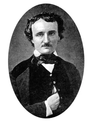Edgar Allan Poe 1809-1849, Amerikaanse auteur en dichter, begin 20e eeuw