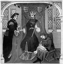 Edward III en de Graaf van Vlaanderen, 14e eeuw
