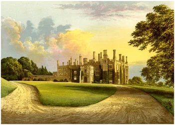 Eggesford House, Devon, huis van de Graaf van Portsmouth, ca. 1880