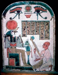 Egyptische grafsteen van Diedkhonsu Soefankh