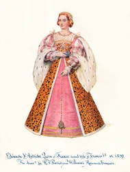Eleanor van Oostenrijk, koningin van Frankrijk, tweede vrouw van Frans I, 1911