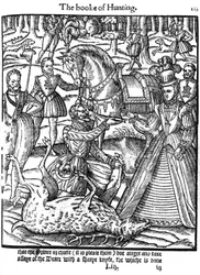 Elizabeth I voert de ceremonie van het keuren van het hert uit, 1576