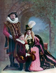 Elizabethaans kostuum, c1572, 1910