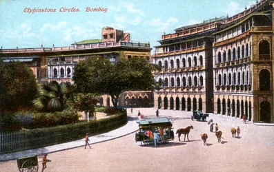 Elphinstone cirkels, Bombay, India, begin 20e eeuw