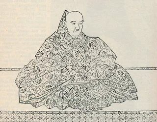 Keizer Go-Uda van Japan, tijdens wiens regering de Mongoolse Armada werd vernietigd, 1907