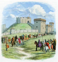 Keizerin Matilda, dochter en onterfde erfgename van Hendrik I van Engeland, ca. 1860
