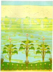 Geëmailleerde badkamertegels, 1898