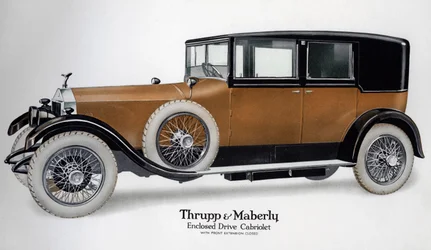 Gesloten aandrijving Rolls-Royce cabriolet met verlenging gesloten, c1910-1929