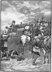 Engelse Burgeroorlogen: Slag bij Naseby, Northamptonshire, 14 juni 1645