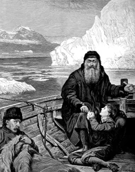 Engelse navigator Henry Hudson 1550-1611 op zijn laatste reis
