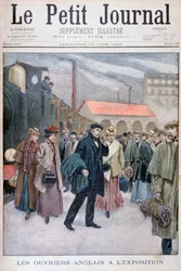 Engelse mensen bezoeken de Wereldtentoonstelling van 1900, Parijs, 1900