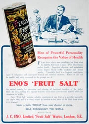 Enos Fruit Zout advertentie, 1915