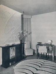 Inkomhal ontworpen door Duncan Miller, Londen, Engeland, 1936