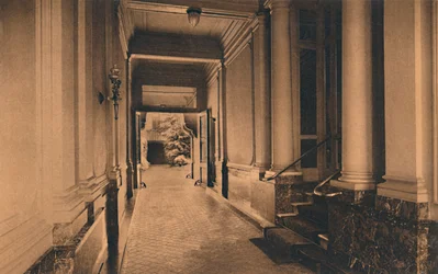 Ingang van de Cubaanse ambassade in Brussel, België, 1927