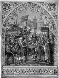 Intocht van Lodewijk XI van Frankrijk in Troyes, 1462 1882-1884
