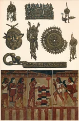 Etruskische oudheden uit Clusium, Vulsinii, Vulci en Caere, 500 v.Chr., 1902