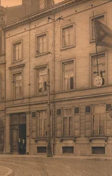 Exterieur van de Cubaanse ambassade in Brussel, België, 1927