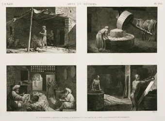 Fabricage, Diverse huisnijverheid, Egypte, c.1798