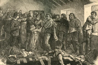 Instorting van de kapel in Blackfriars, 1623, 1897