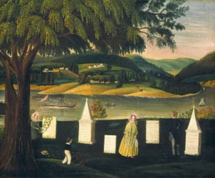 Familiebegraafplaats, ca. 1840