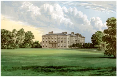 Farnham Lodge, County Cavan, Ierland, huis van Lord Farnham, c1880