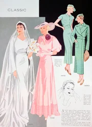 Mode illustratie, 1935