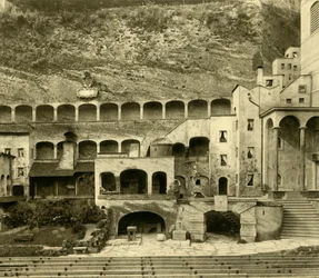 Faust Stad in de Felsenreitschule, Salzburg, Oostenrijk, ca. 1935