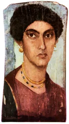 Fayum-portret, Oud-Egyptisch, Romeinse periode, ca. 200 AD 1956
