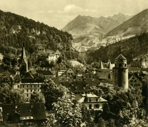 Feldkirch, Vorarlberg, Oostenrijk, c1935